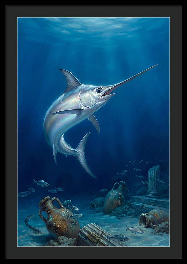 Swordfish Beneath The Waves