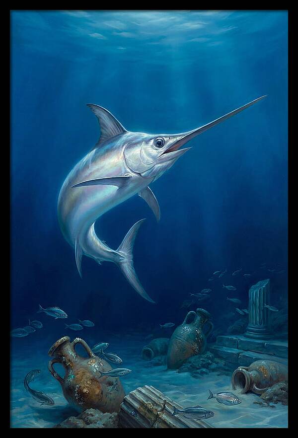 Swordfish Beneath The Waves