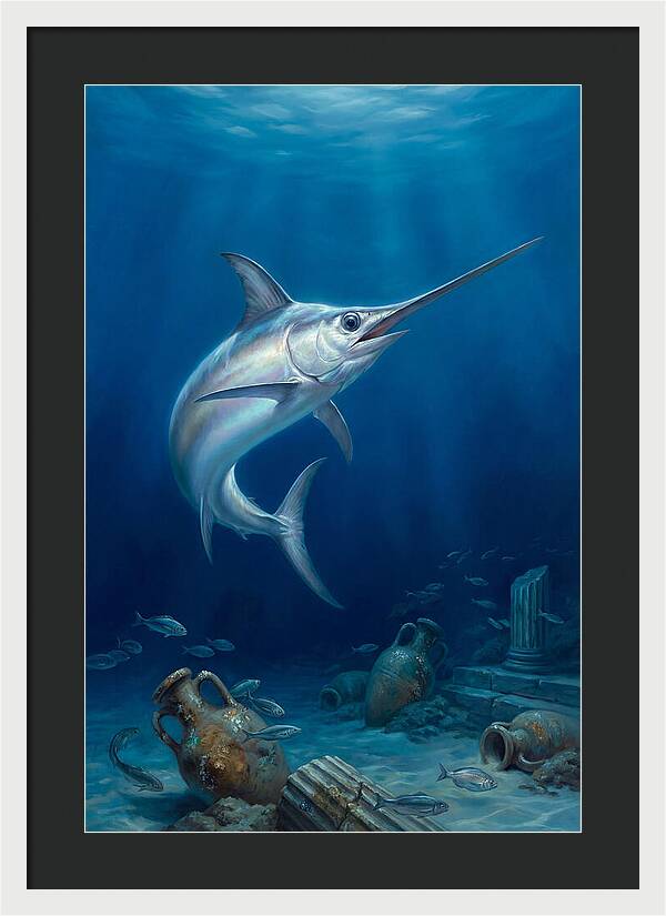 Swordfish Beneath The Waves