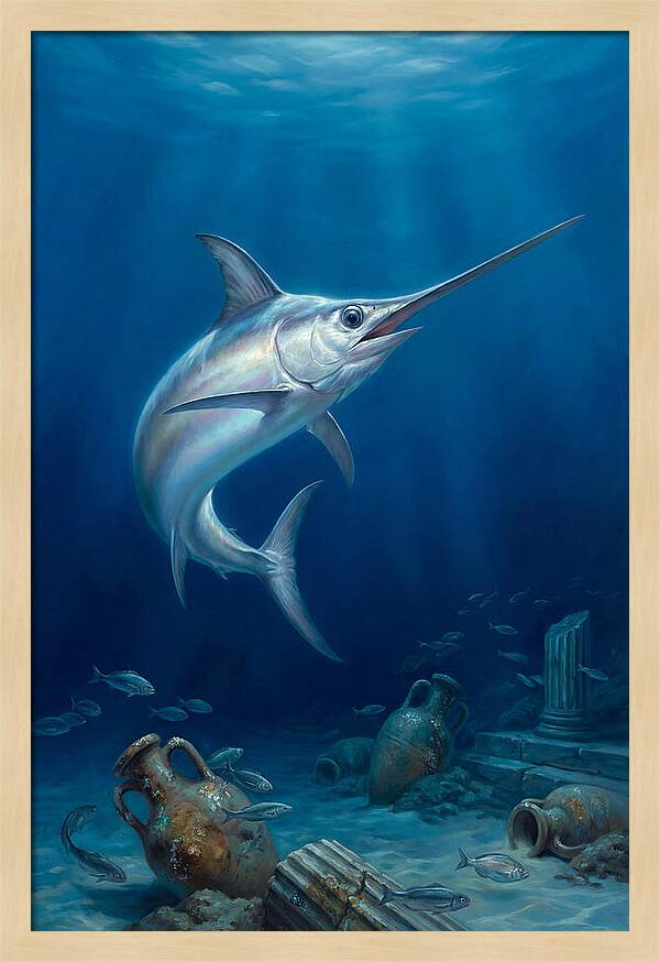 Swordfish Beneath The Waves