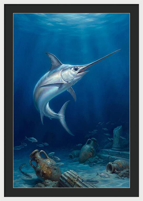 Swordfish Beneath The Waves