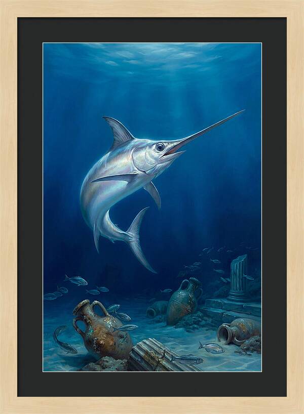 Swordfish Beneath The Waves