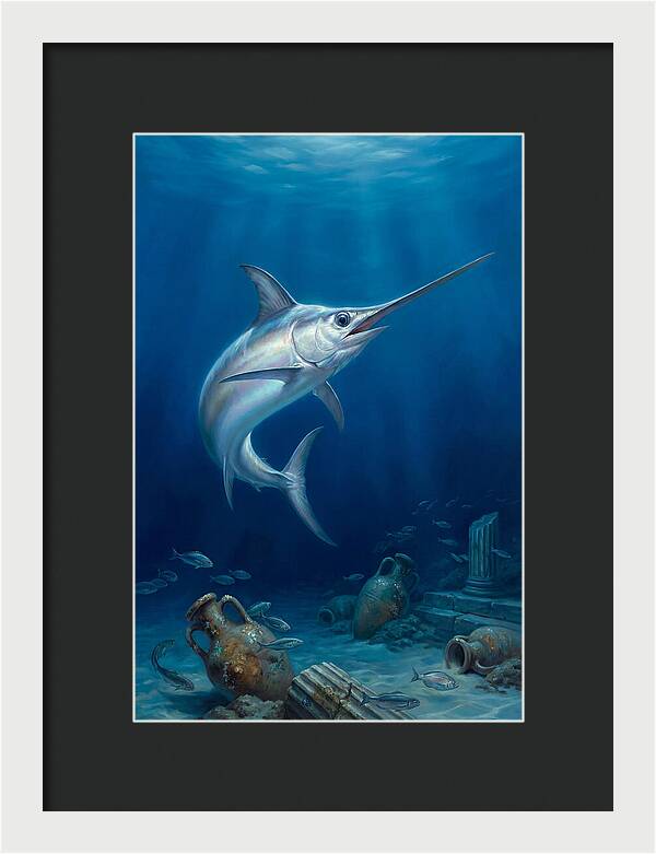 Swordfish Beneath The Waves