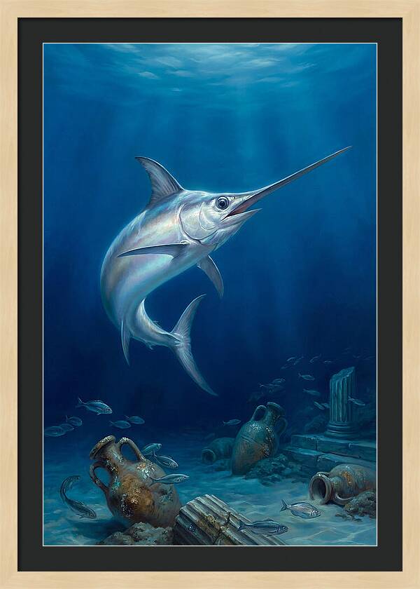 Swordfish Beneath The Waves