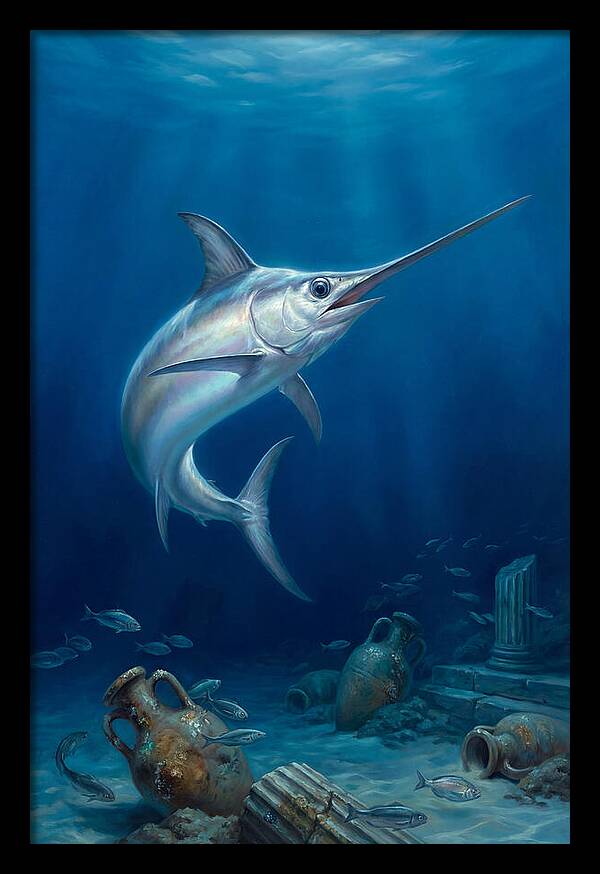 Swordfish Beneath The Waves