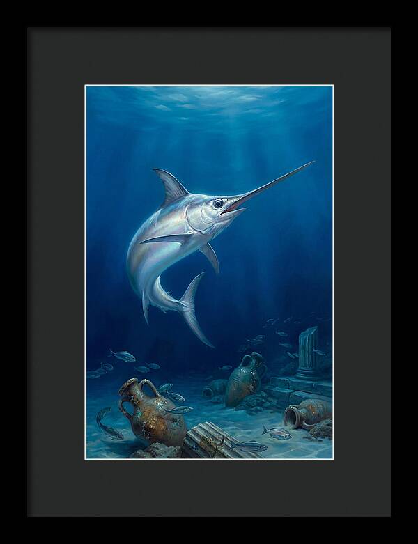 Swordfish Beneath The Waves