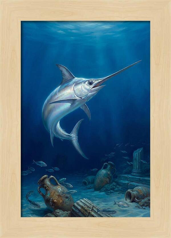 Swordfish Beneath The Waves
