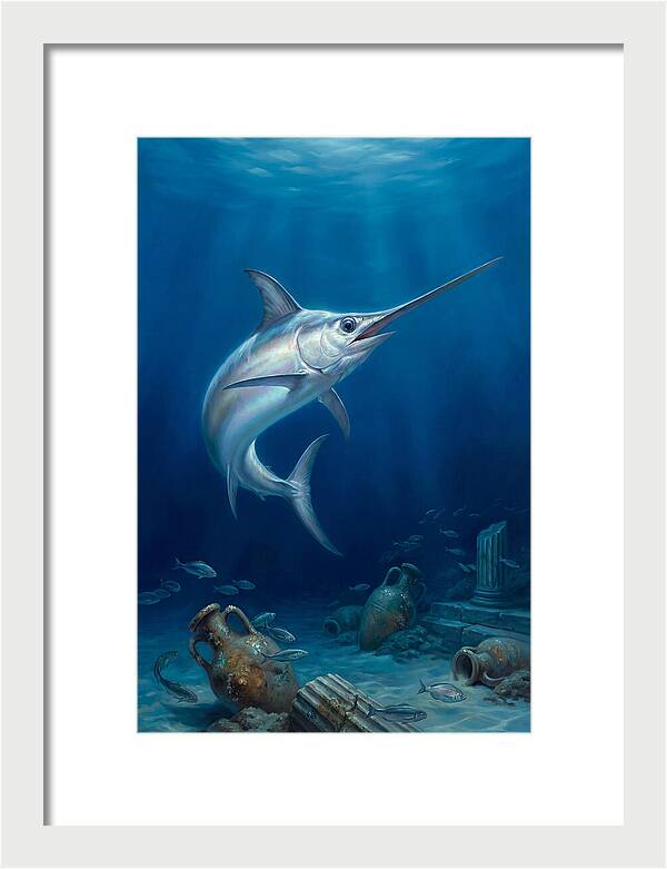 Swordfish Beneath The Waves