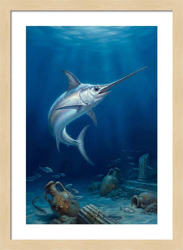 Swordfish Beneath The Waves