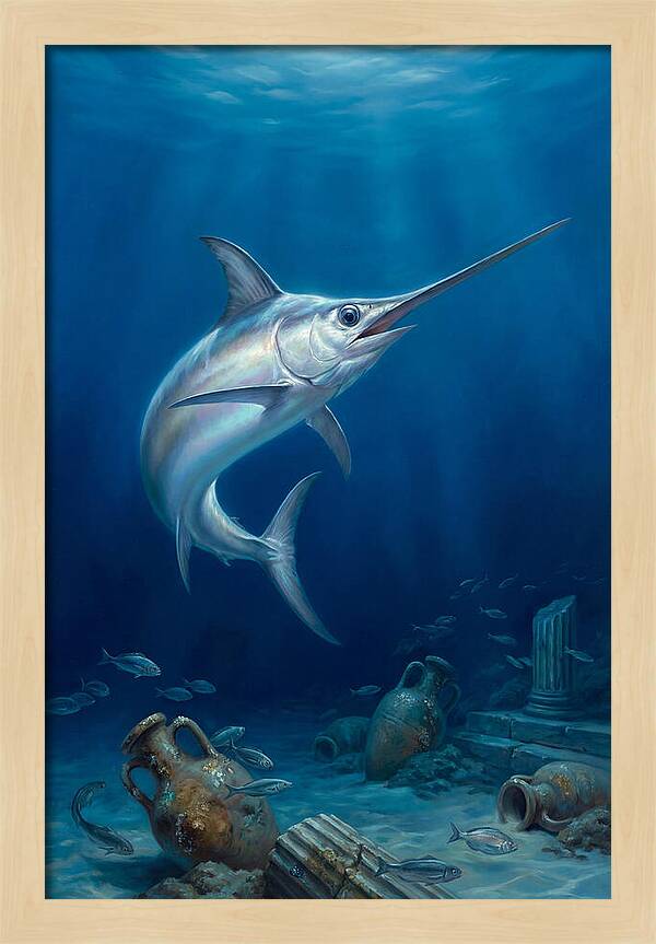 Swordfish Beneath The Waves
