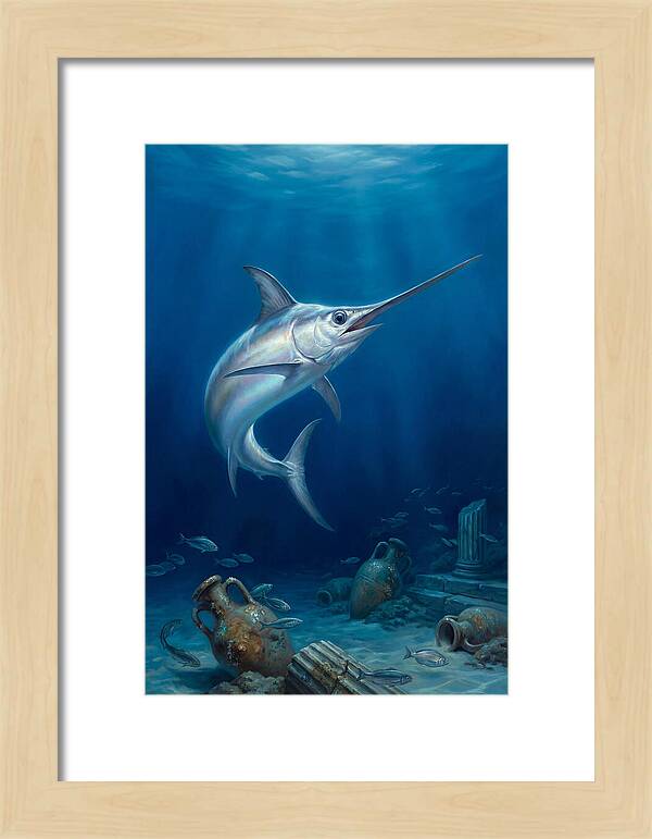 Swordfish Beneath The Waves