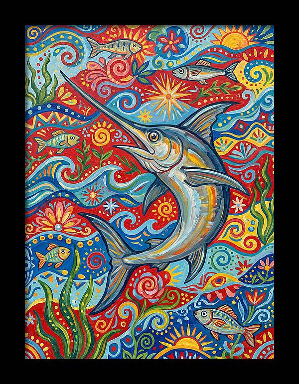 Swordfish Dance In Color