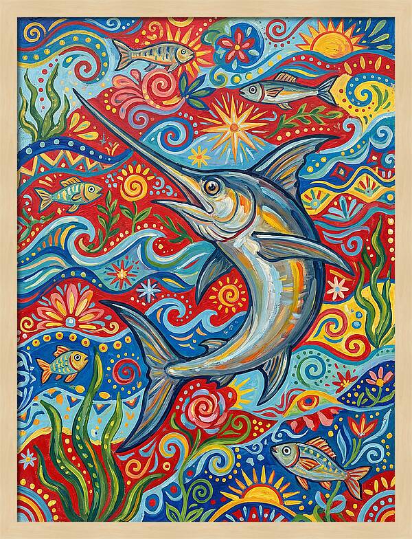 Swordfish Dance In Color