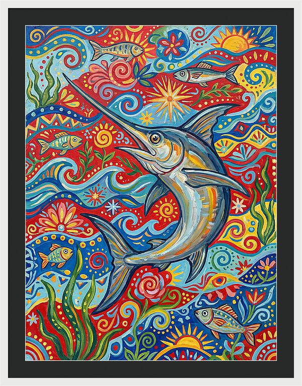 Swordfish Dance In Color