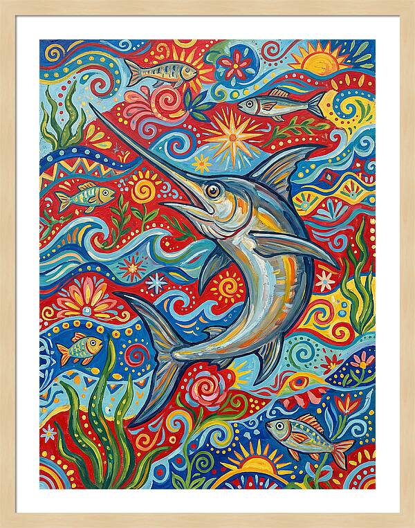 Swordfish Dance In Color