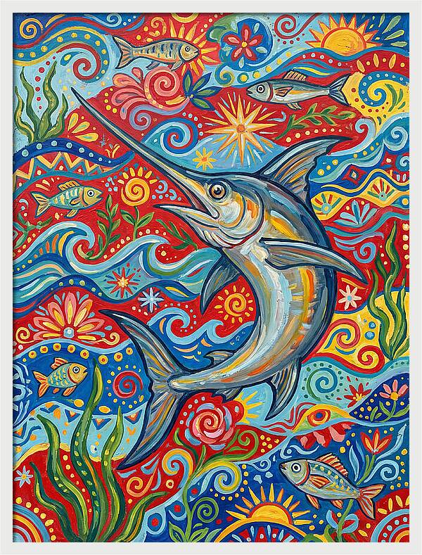 Swordfish Dance In Color