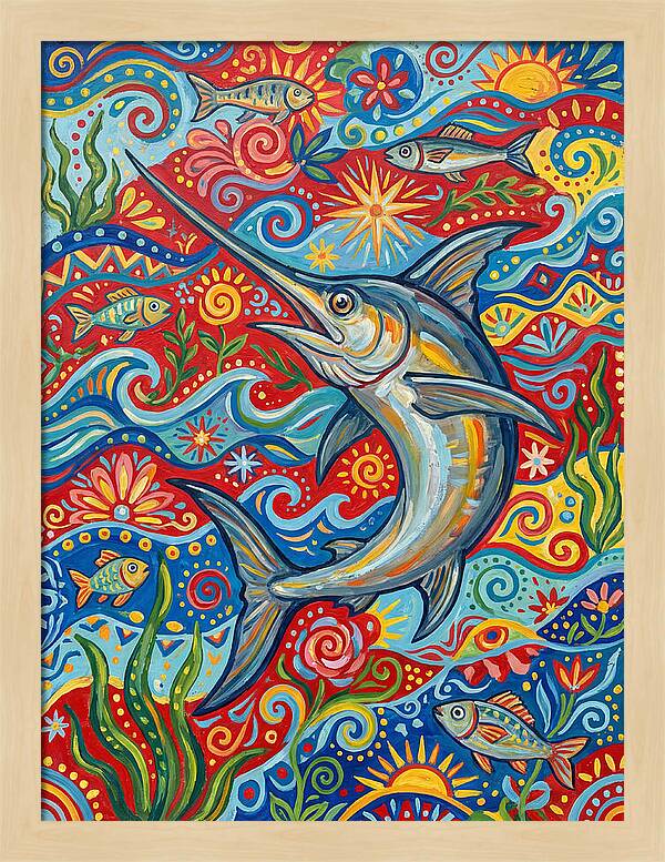 Swordfish Dance In Color