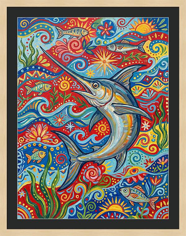 Swordfish Dance In Color