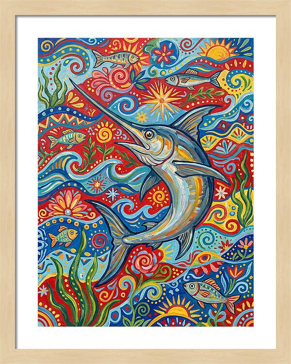 Swordfish Dance In Color