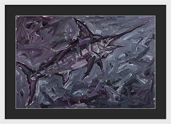 Swordfish In Expressionist Style