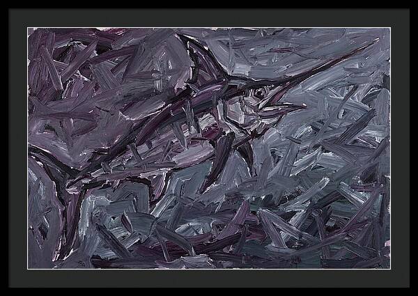 Swordfish In Expressionist Style