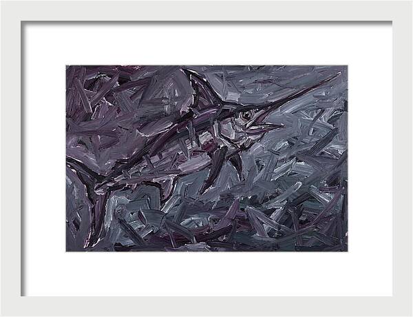 Swordfish In Expressionist Style