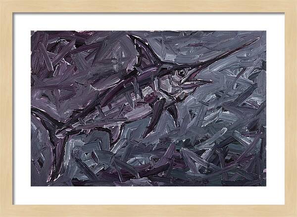 Swordfish In Expressionist Style