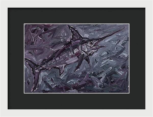 Swordfish In Expressionist Style
