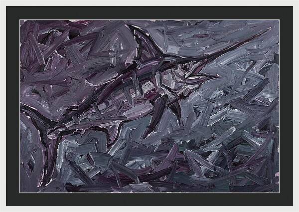 Swordfish In Expressionist Style