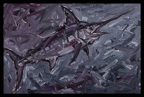 Swordfish In Expressionist Style