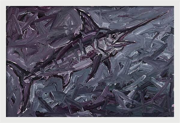 Swordfish In Expressionist Style