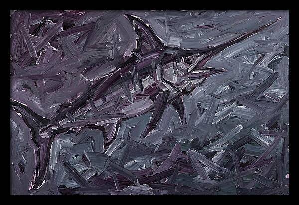 Swordfish In Expressionist Style