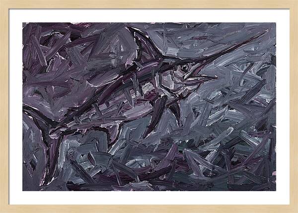Swordfish In Expressionist Style