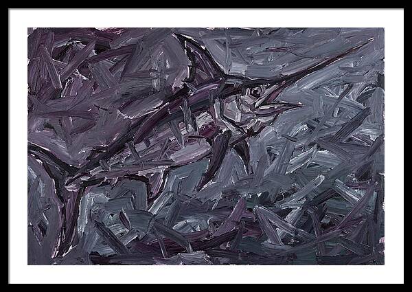 Swordfish In Expressionist Style