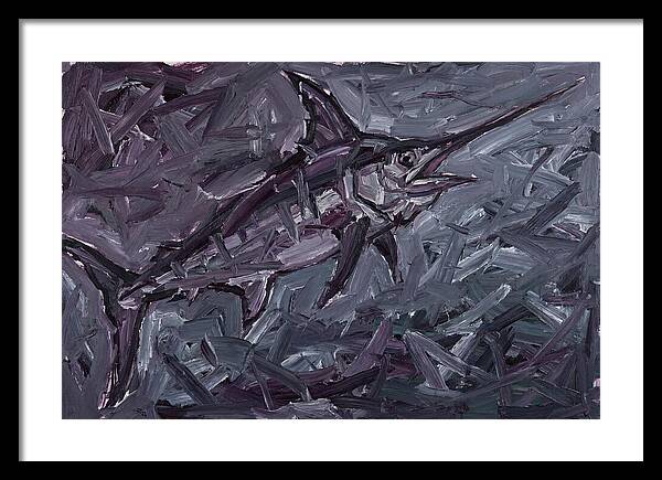 Swordfish In Expressionist Style
