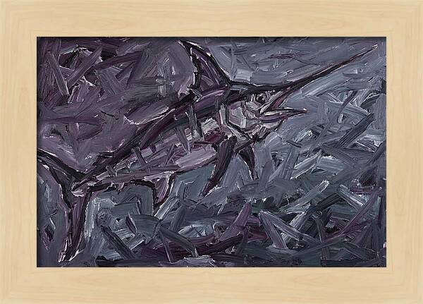 Swordfish In Expressionist Style