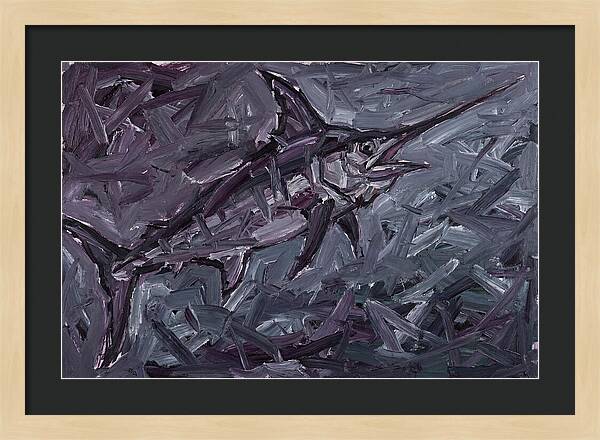 Swordfish In Expressionist Style