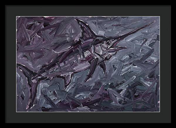 Swordfish In Expressionist Style