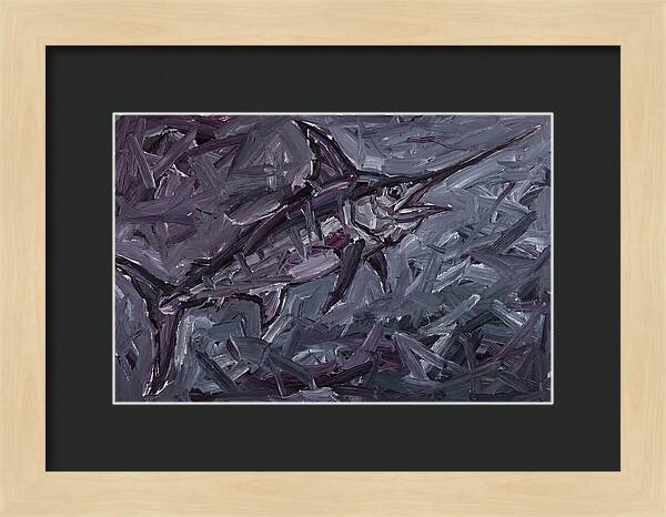 Swordfish In Expressionist Style