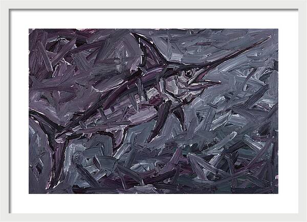 Swordfish In Expressionist Style