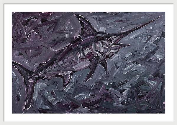 Swordfish In Expressionist Style