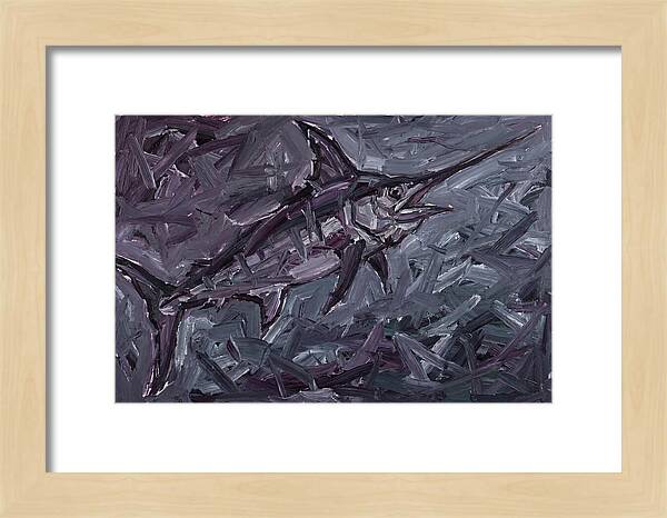 Swordfish In Expressionist Style