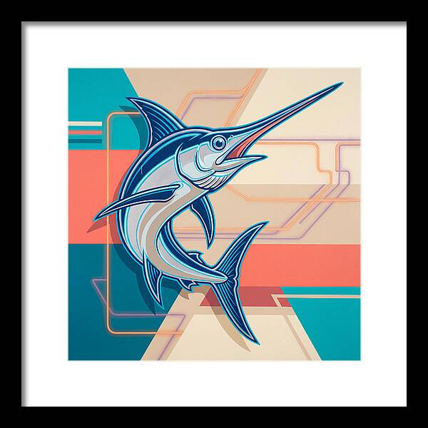 Swordfish In Vibrant Style