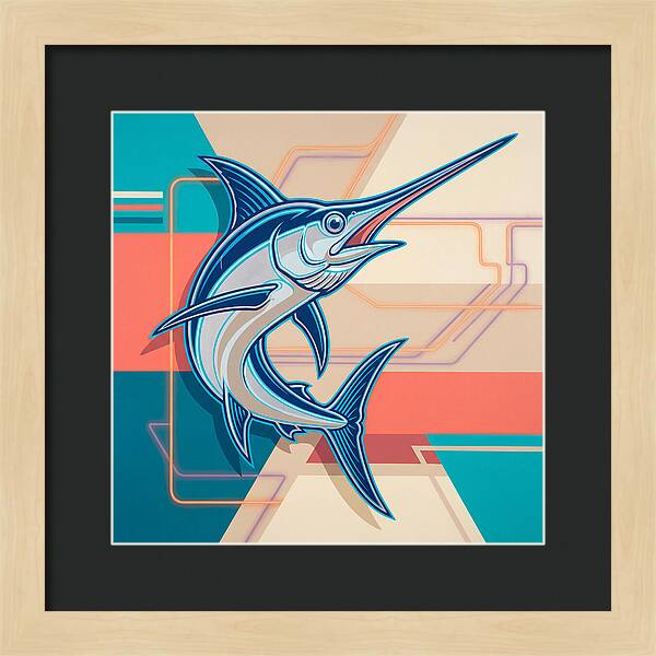 Swordfish In Vibrant Style
