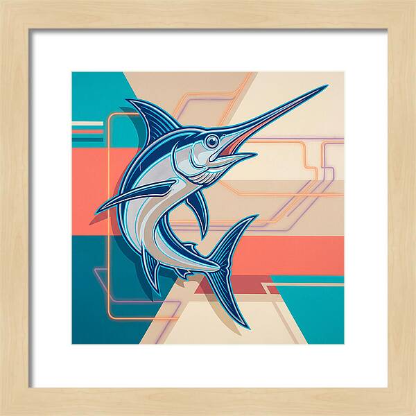 Swordfish In Vibrant Style