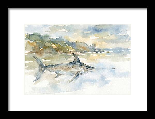 Swordfish Swimming In Tranquil Waters
