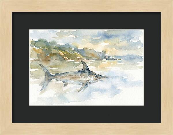 Swordfish Swimming In Tranquil Waters