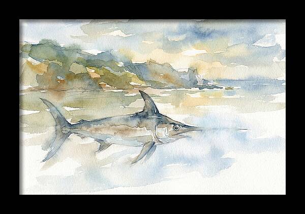 Swordfish Swimming In Tranquil Waters