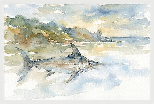 Swordfish Swimming In Tranquil Waters