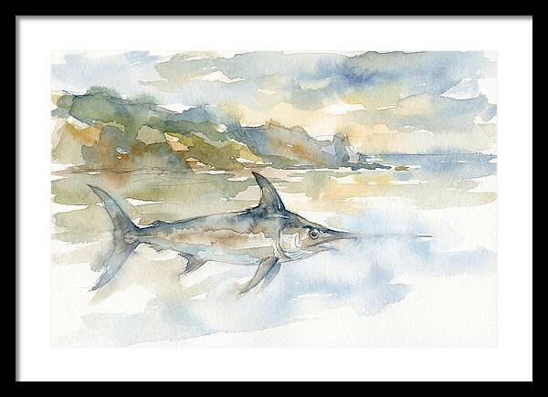 Swordfish Swimming In Tranquil Waters